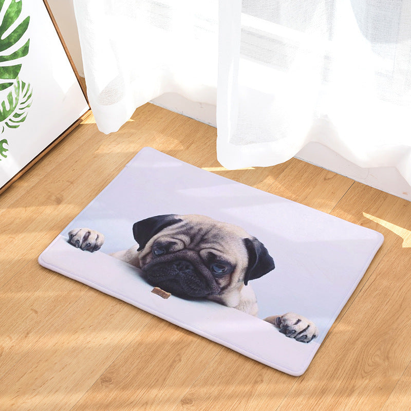 Dog digital printing floor mat