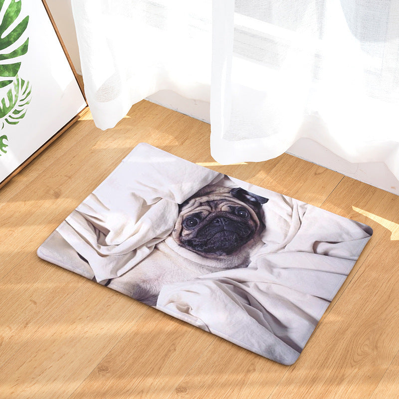 Dog digital printing floor mat