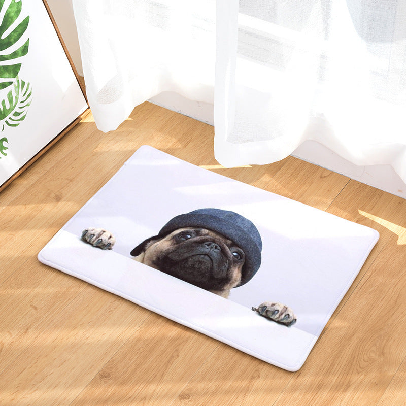 Dog digital printing floor mat