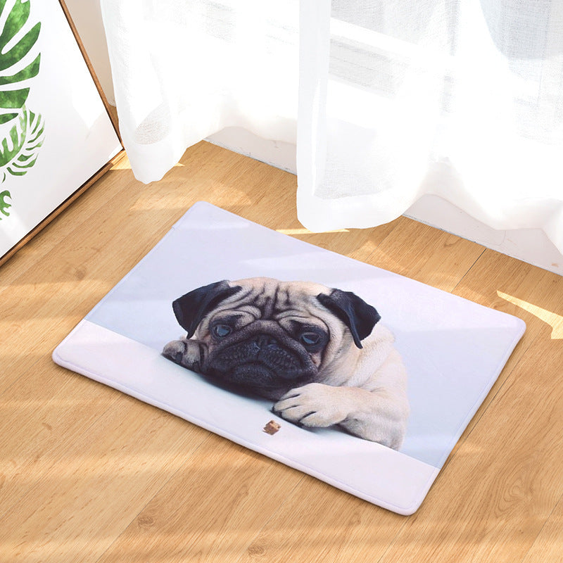 Dog digital printing floor mat