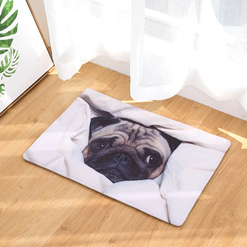 Dog digital printing floor mat