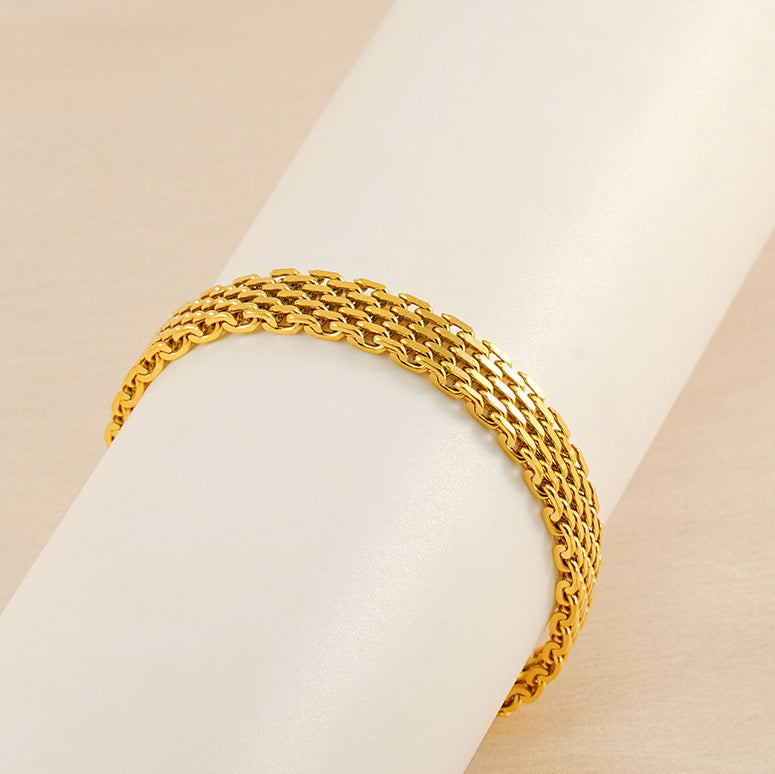 Minimalist Chain Bracelet – Gold or Silver Everyday Jewelry for Women