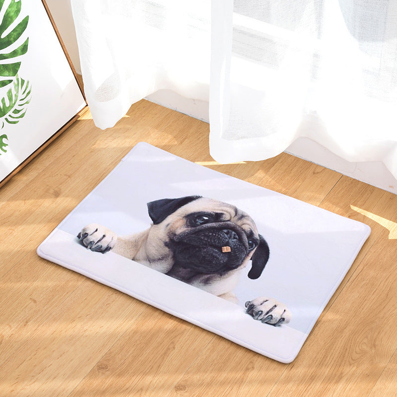Dog digital printing floor mat