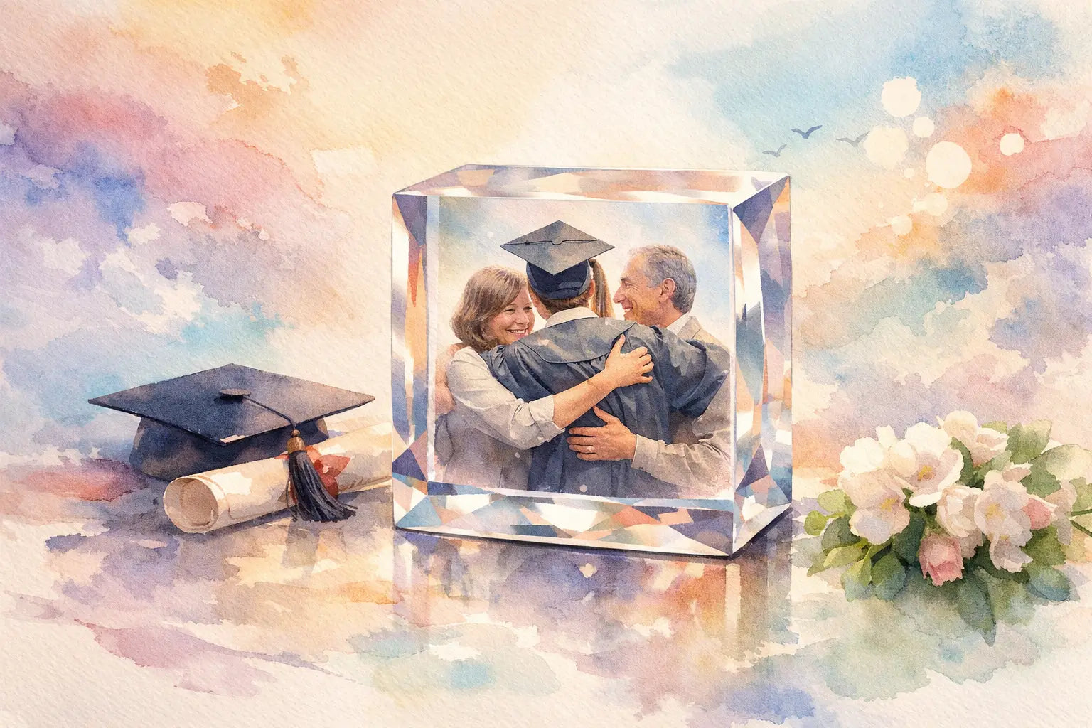 Why a Graduation Photo Crystal Gift Lasts