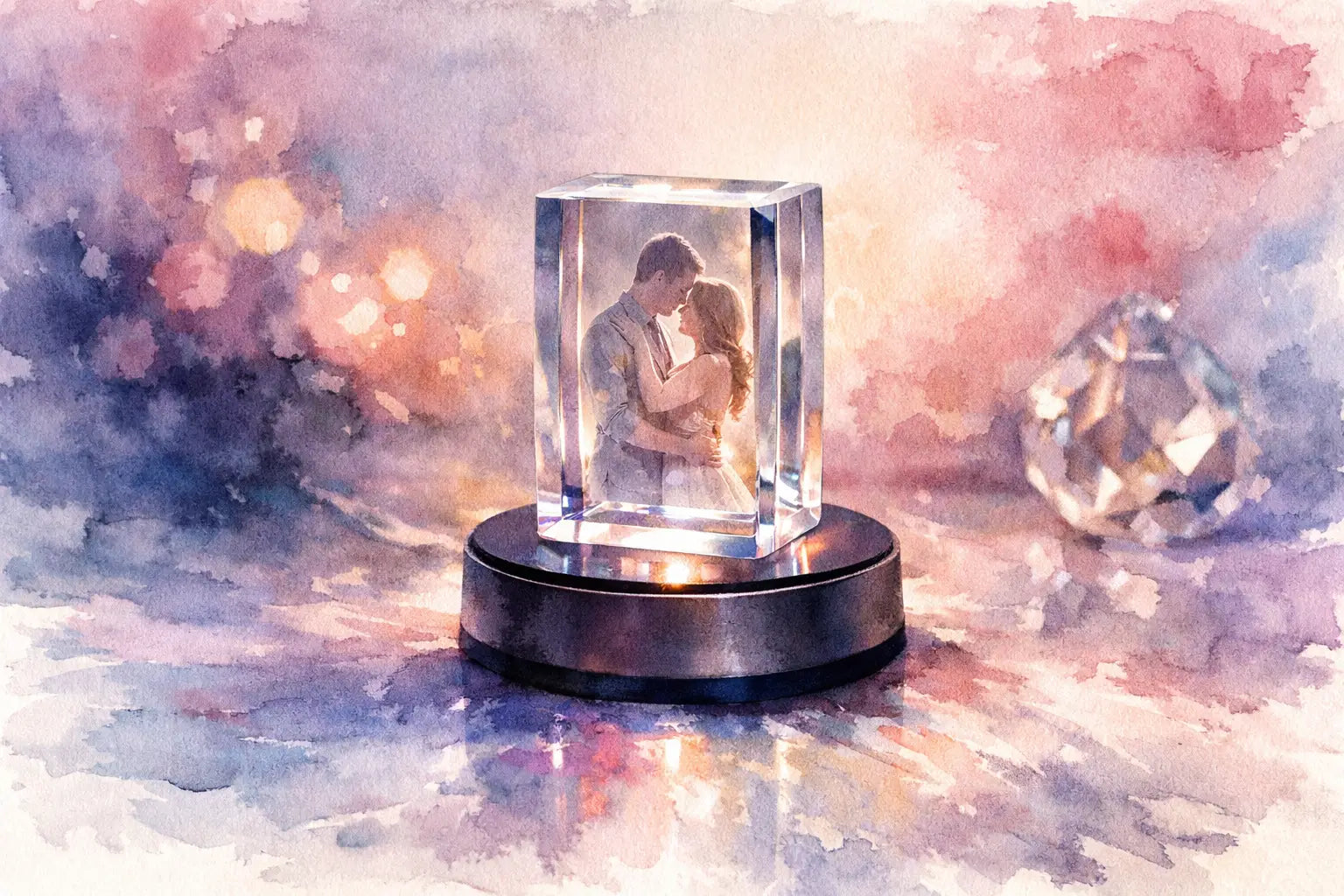 Best LED Base for Crystal Photo Keepsakes
