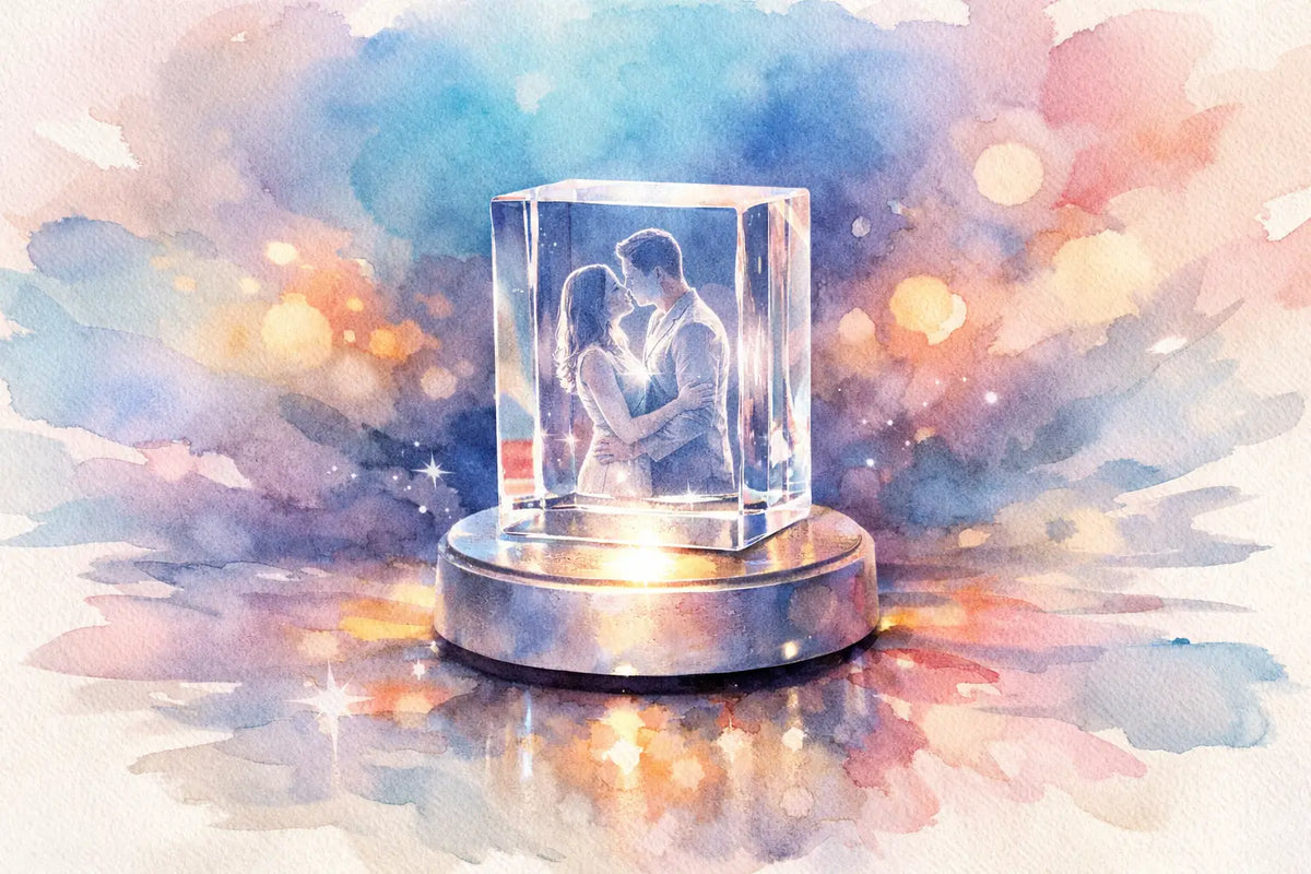 How a Lighted Base for 3D Crystal Changes a Gift