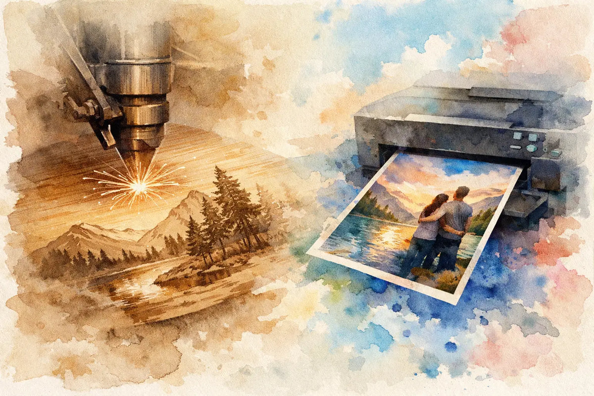 Laser Engraving vs Photo Printing: Which Lasts?