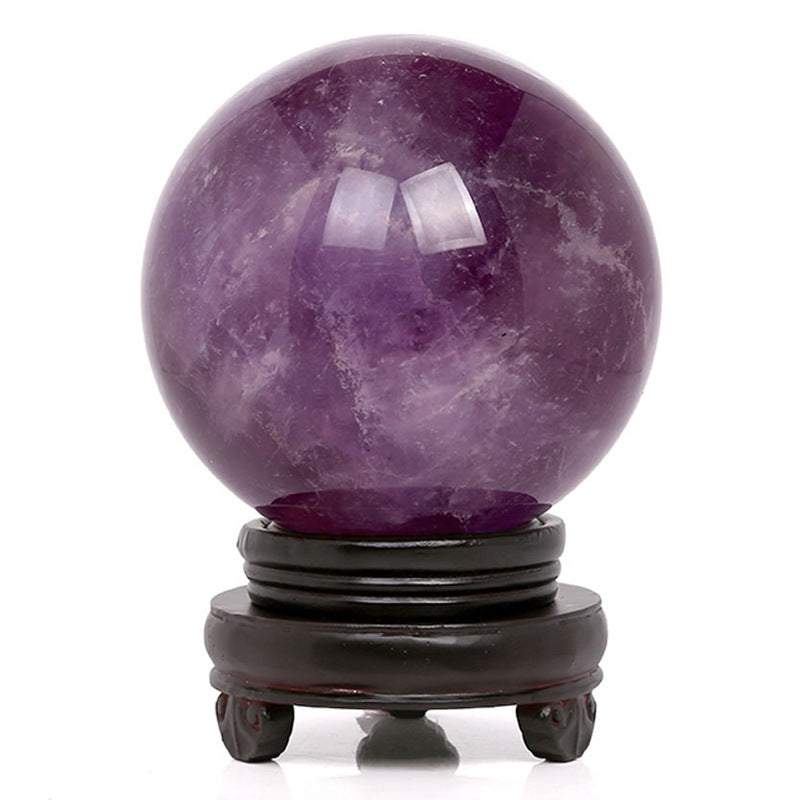 Amethyst Crystal Ball home decor