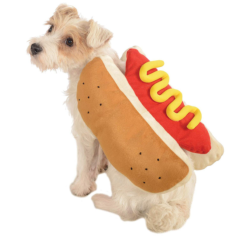 fHot Dog Design funny Halloween Costumes For Dogs Puppy Pet  Dog Clothes