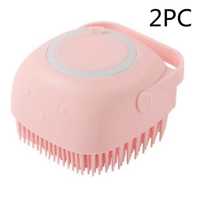 Silicone Dog Bath Massage Gloves Brush Pet Cat Comb Brush For Dogs and cats