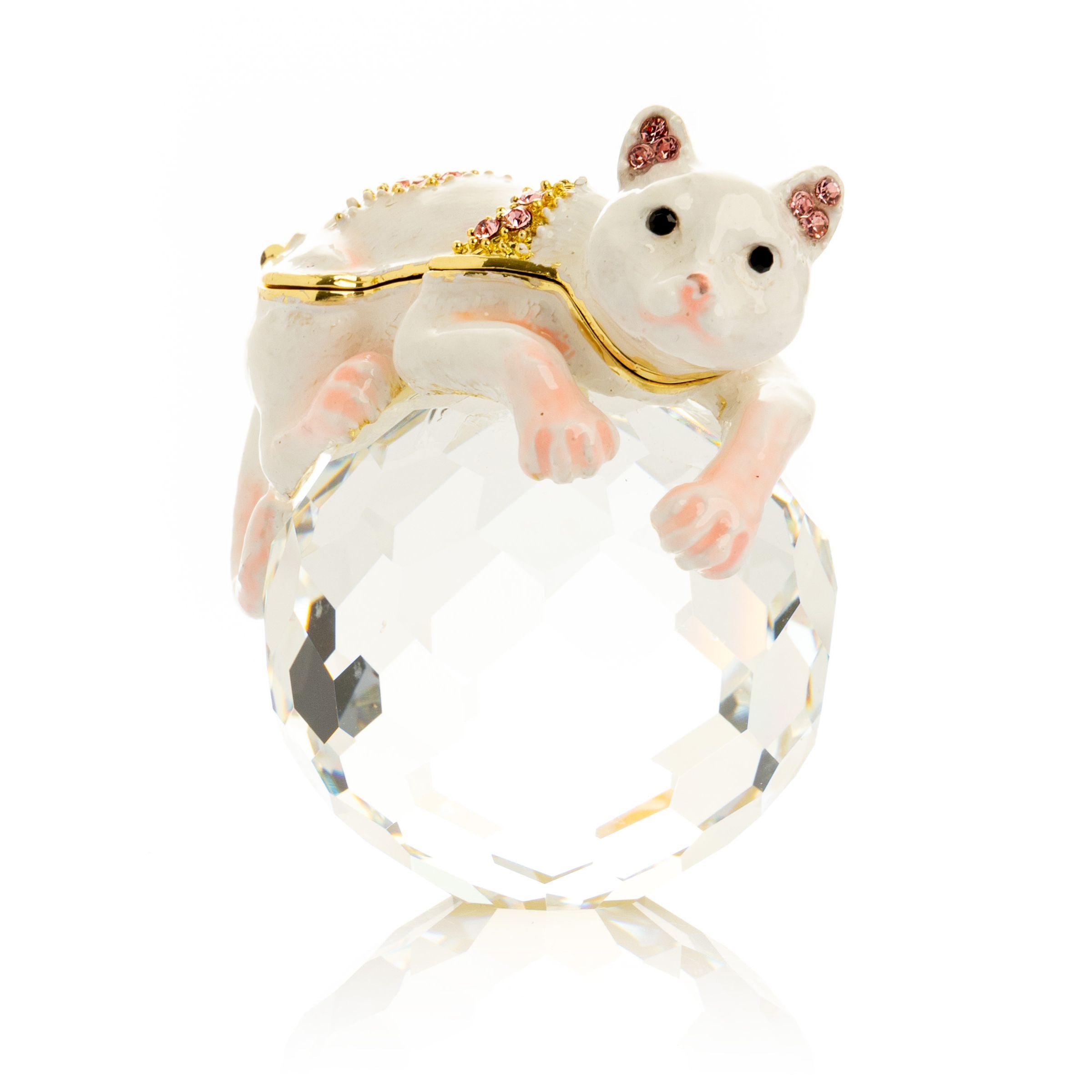 White Cat on Crystal