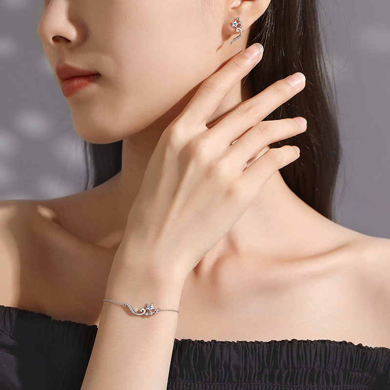 Starfish Bracelet Female 925 Sterling Silver Bracelet