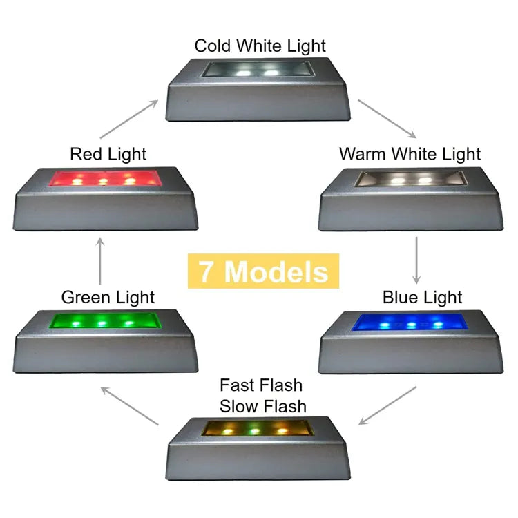 Rectangle Shape LED Base black
