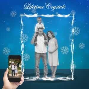 portrait 3d photo crystal