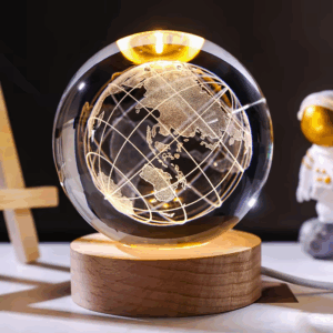 Earth 3D Crystal Ball