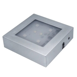silver led light base