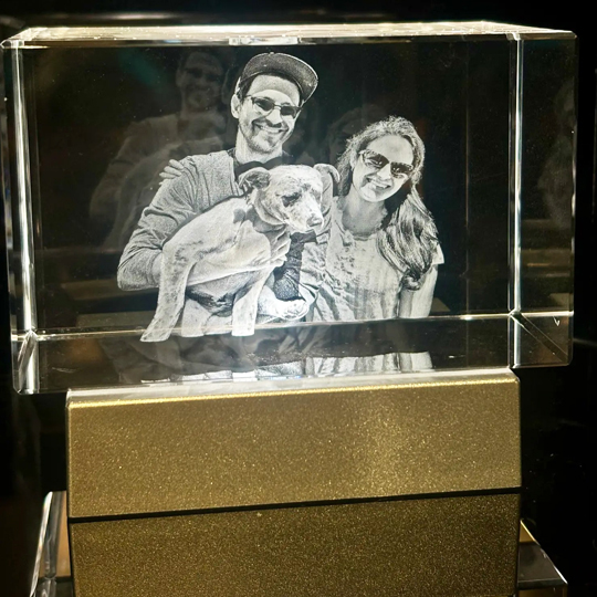This 2024 Dog Gift Idea Is PERFECT: Unique 3D Crystal Photo