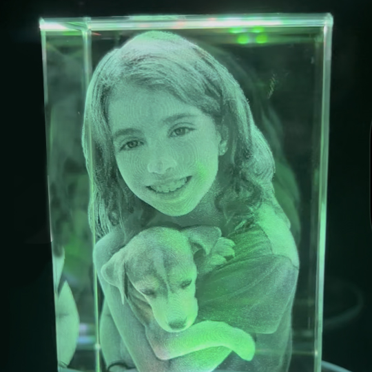 Turn a Precious Photo into a 3D Crystal Memory