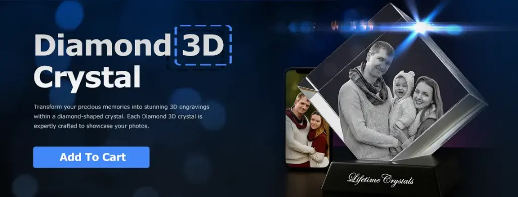 diamond 3d crystals collection