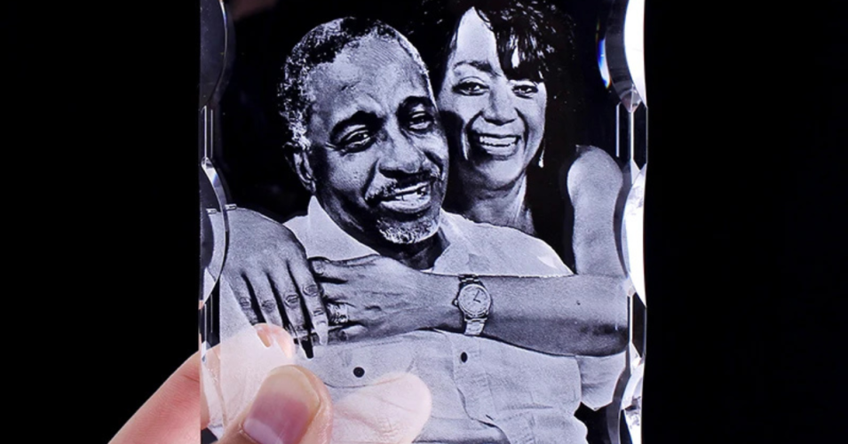 Juneteenth gift idea 3d crystal photo